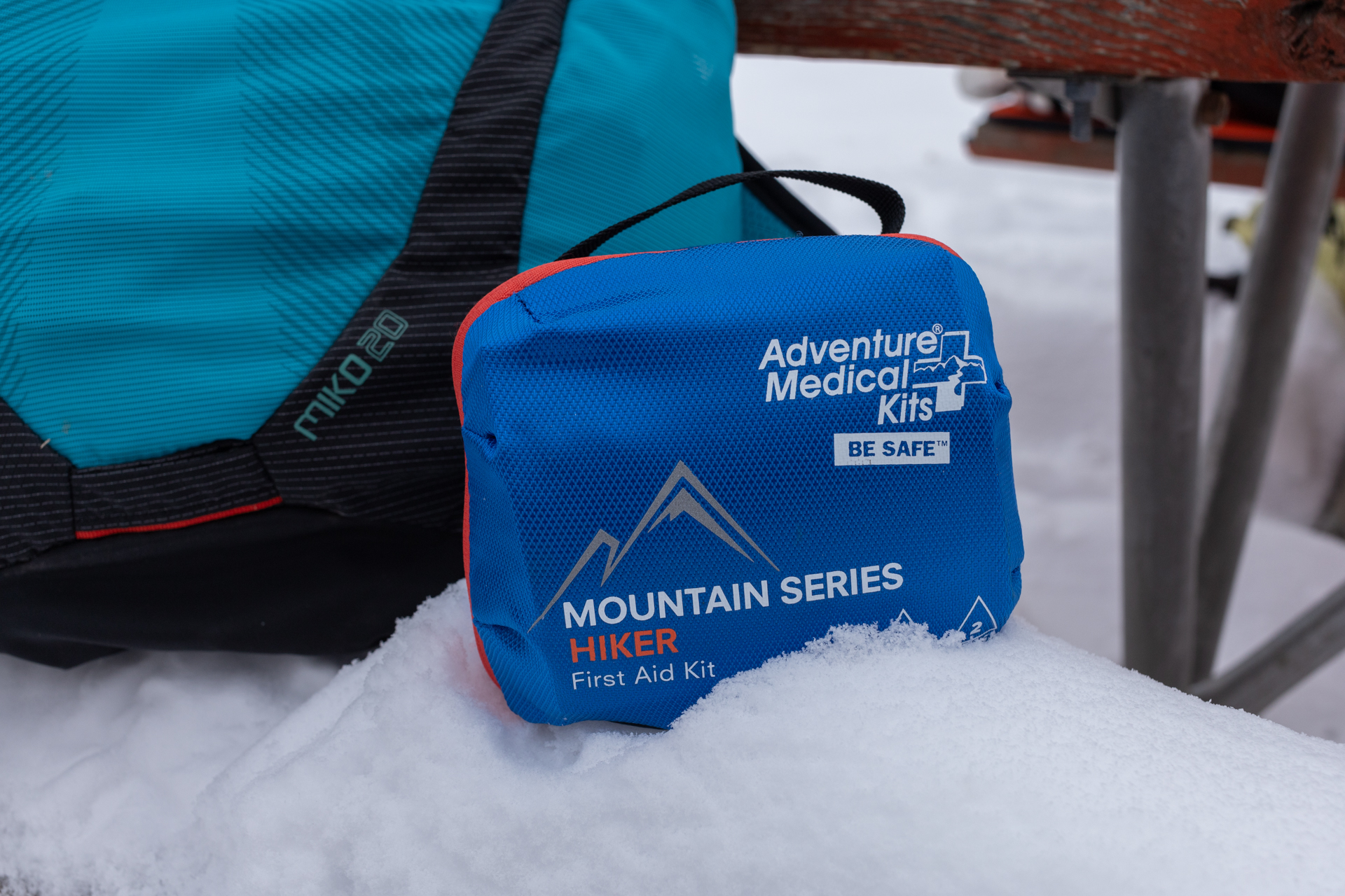 Adventure Medical Kits Hiker on snow.