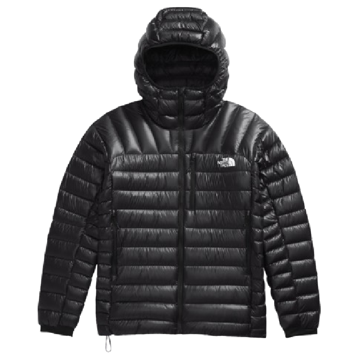 stock image of the north face summit series breithorn down hoodie