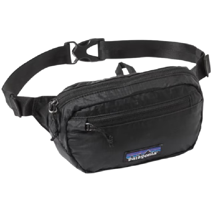 patagonia stock image of black hole mini fanny pack